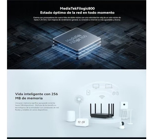 Router Xiaomi Doble Banda Ax3200 4x4 Mimo / Mesh Wi-fi 6