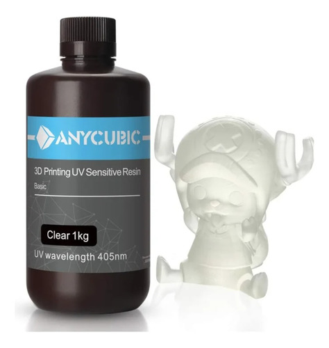 Resina Estándar Anycubic Transparente 1 Litro