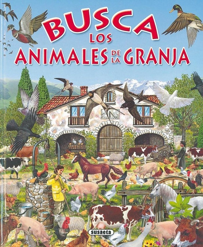 Busca los animales de la granja, de Rovira, Pere. Editorial Susaeta, tapa dura en español