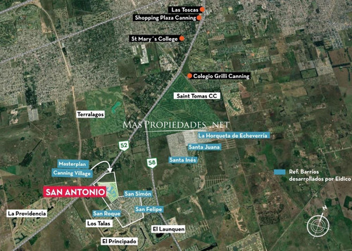 Terreno En Venta En Canning Barrio San Antonio