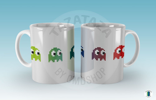 Imagen 5 de 10 de Taza Mug Design Retro Cel. Graphics. Game. Varios Diseños