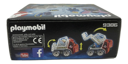 Playmobil Spengler Y Auto Con Jaula Ghostbusters