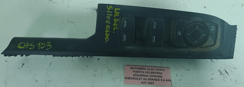 Botonera Alza Vidrio Puerta Del Izq Chevrolet Silverado 5.3