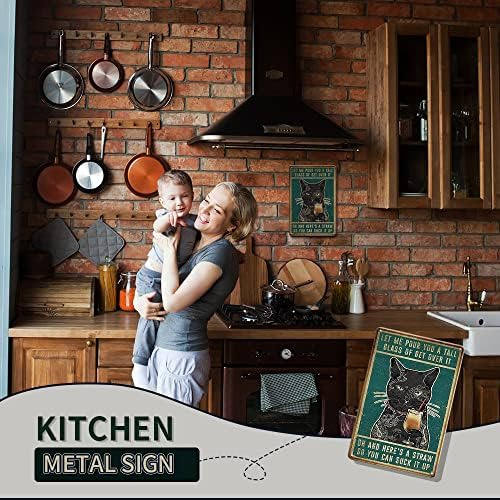 Carteles Con Forma De Gato Negro, Vintage Y Divertidos, Con