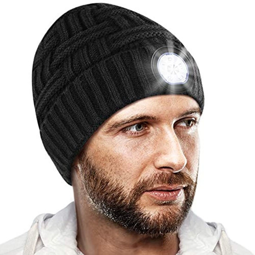 Gorro Con Luz Led, Regalo Único Para Hombres, Regalo