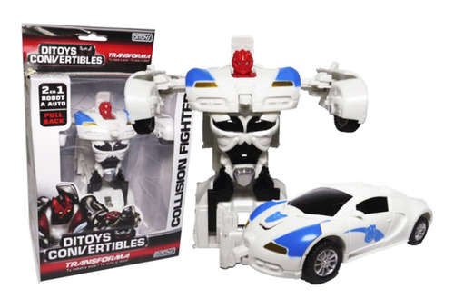 Ditoys Convertibles Collision Fighters Blanco