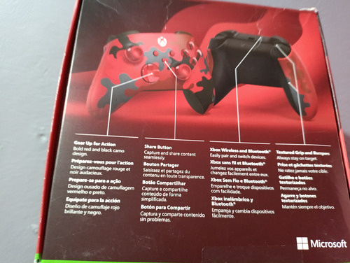 Daystrike Camo Control Xbox One Series S/x Rojo (Usado)