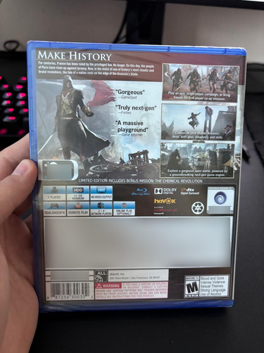 Assassins Creed Unity Limited Edition Ps4 Nuevo (Usado)