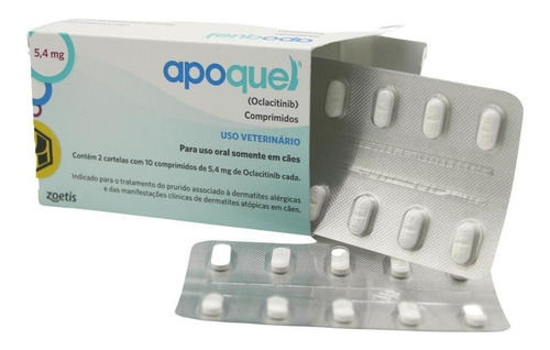 Apoquel Anti Coceira Cães 5,4 Mg