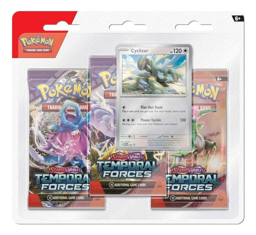 Set Cartas Pokemon Scarlet & Violet Fuerzas Temporales Esp