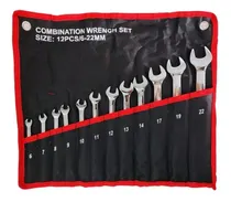 Comprar Juego Llaves Mixtas Herramienta Mecánica 6-22mm X12 Piezas