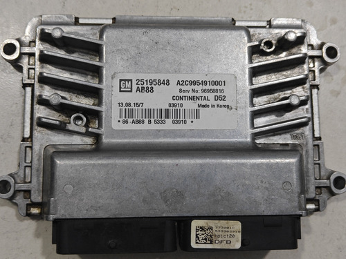 Computadora Chevrolet Spark, Beat 2012-17  1.2 Lt  25195848