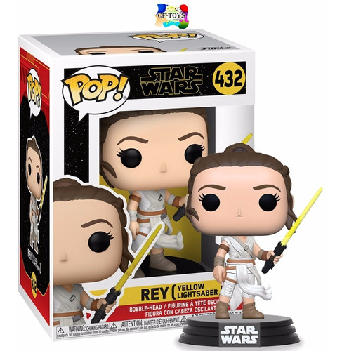 Star Wars Rey Sable Amarillo Funko Pop Guerra Galaxias Cf