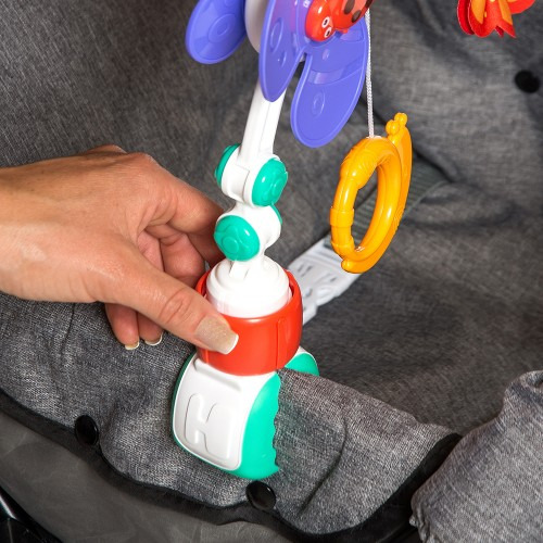 Arco Barral Para Cochecitos Multifunción Con Sonajero Chifle Multicolor Oceano Baby