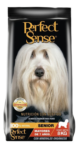 Alimento Perfect Sense Para Perro Senior En Bolsa De 8kg.