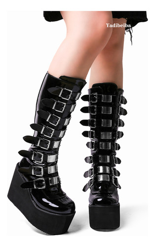 Botas Altas Hasta La Rodilla Autowinter De Tacones Altos Par