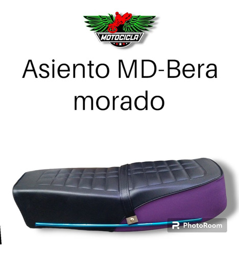 Asiento Moto Bera Md Morado
