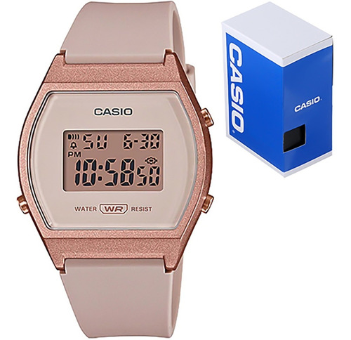 Reloj Casio Vintage Lw 204 Rosa Cronometro Sumergible 50m
