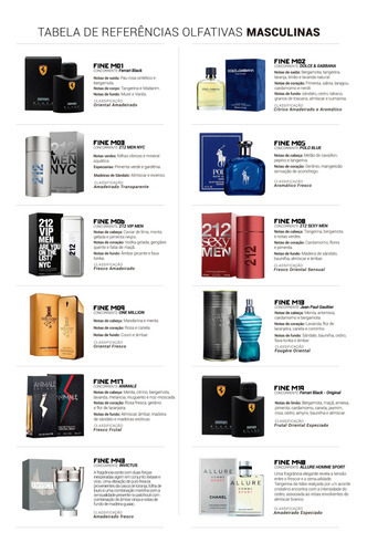 Perfume Fine M70 Luci Luci 50ml Masculino