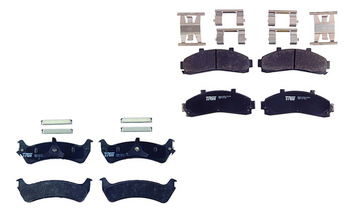 Kit Balatas 4 Llantas Explorer 1996-2001 5.0l Cerámica Trw