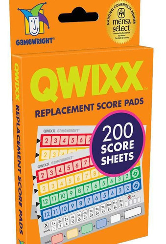 Repuestos Tarjetas Puntuación Juego Acción Qwixx