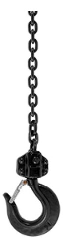 Cadena De Carga Resistente Grado 80, 10x30mm, 10m, Gancho 3t