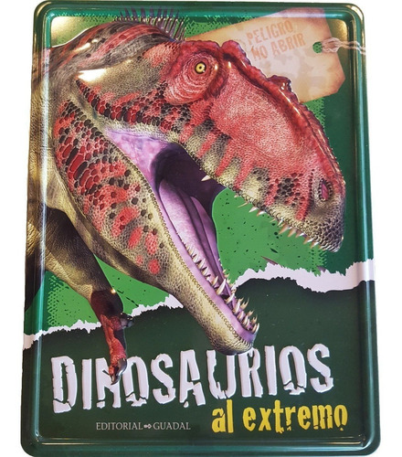 Lata Dinosaurios Libro Marcadores Rompecabezas Sticker