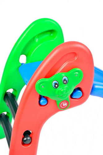 Imagen 5 de 6 de Tobogan Junior 2 Escalones 3 Niveles De Altura Para Niños