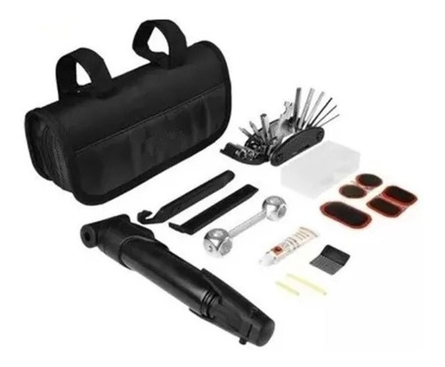 Kit Herramientas Bicicletas Con Bombin Y Accesorios