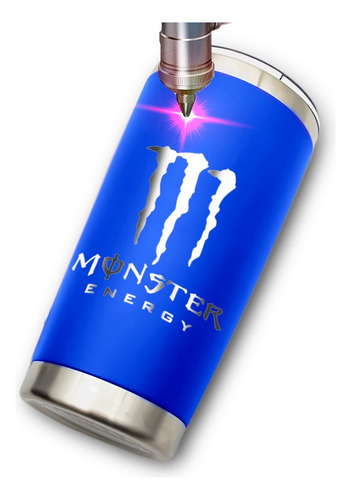 Termo Yite Azul 500 Ml Monster Energy