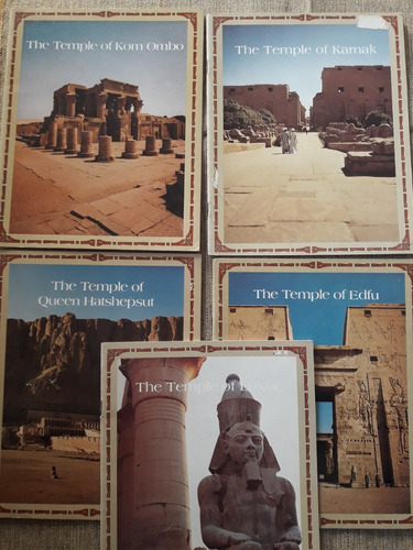 Lote X 5 Simpkins Splendor Of Egypt: Luxor, Karnak, Edfu, Ot