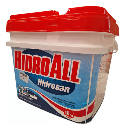 Cloro Granulado Hidrosan Plus Estabilizado 10kg Hidroall