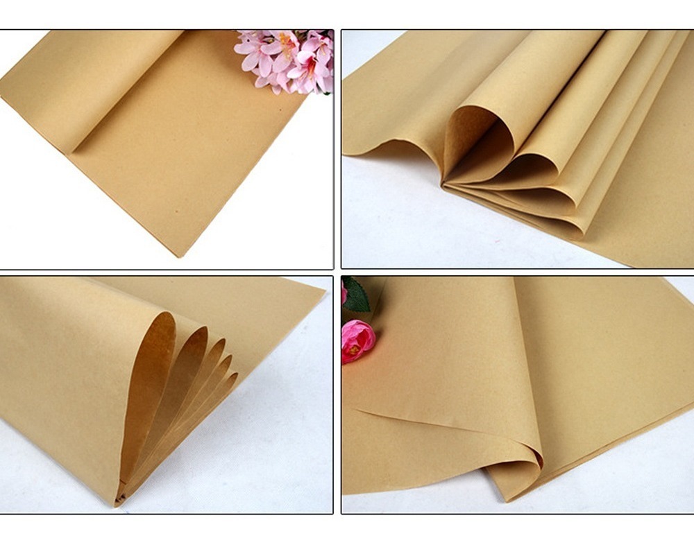 Papel Kraft Para Envolver Regalos 20 Hojas 60 X 60 Cm | Mercado Libre