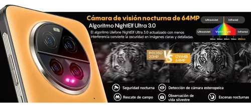 A Ulefone Armor 23 Ultra 5g Celular Mensaje Satelital 6.78''fhd+120hz,24gb+512gb,5280mah 120w,móvil Resistente,dimensity 8020 Andriod13 Dual Sim Ip68