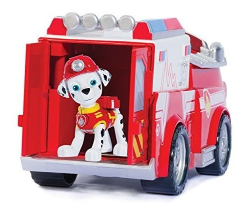 Imagen 5 de 10 de La Ambulancia Emt De Paw Patrol Marshall, Vehículo Y Figura.