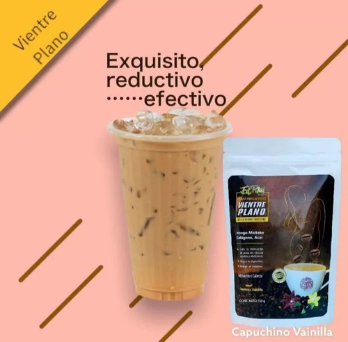 Café Vientre Plano Capuchino + Sl-plus Gotas Alcachofa, Noni