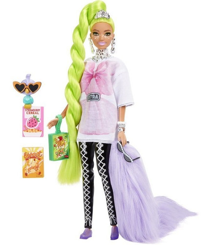 Muñeca Barbie Extra Con Accesorios