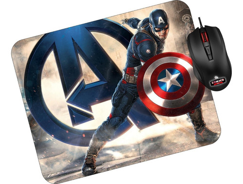 Mouse Pads Capitan America Pad Mouse 