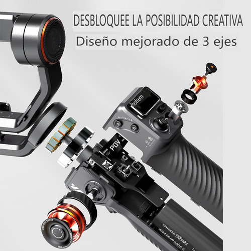 Estabilizador M6 Hohem Isteady Y Sensor De Cardán Giratorio Color Fix