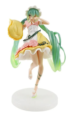 Figura Miku Hatsune Estrella Pop Almohada Amarilla Vocaloid