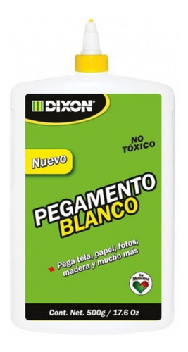 Pegamento Líquido Blanco Adhesivo Escolar Dixon 500g 1 Pieza