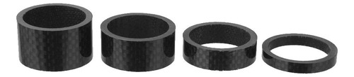 4x Carbono Arandela De Fibra Del Auricular Espaciador De