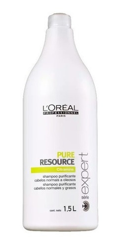 Loreal Pure Resource Shampoo 1500ml  Cabelos Oleosos