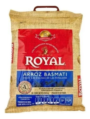 3 Bolsas Royal Arroz Basmati 13.5kg Msi