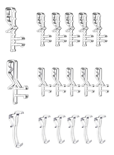 Pinzas De Cenefa Con Canal Oculto Para Persianas Horizontale