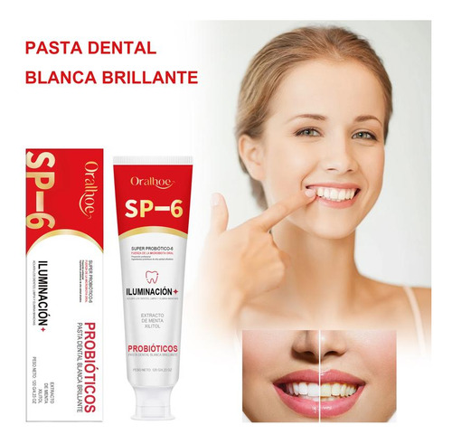 Pasta De Dientes Blanqueadoraprobiãtica Sp-6:6 Probióticos
