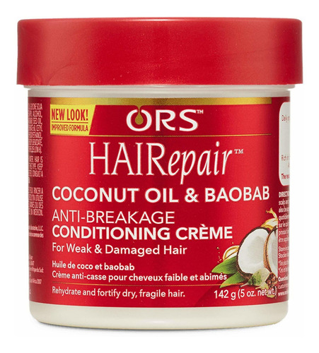 Ors Hairepair Crema Acondicionadora De Aceite De Coco Y Baob