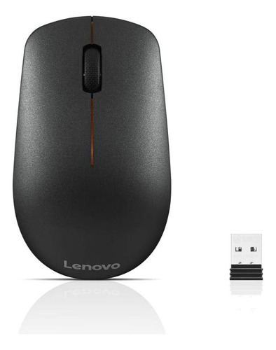 Ratón Óptico Inalámbrico Lenovo 400, Negro (gy50r