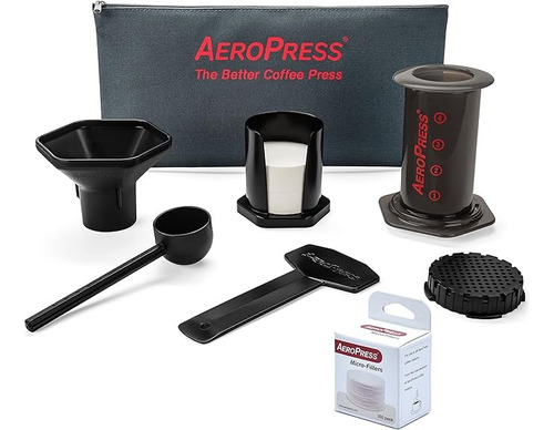 Aeropress Con Bolsa De Nylon Y 350 Filttros