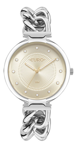 Relógio Feminino Euro Prateado Lancamento Com Melhor Preco 